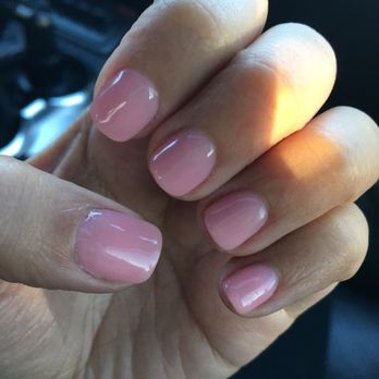 La Palma Nails & Spa - Dip Powder- SNS natural pink - Skin Care Near Me - La Palma, California