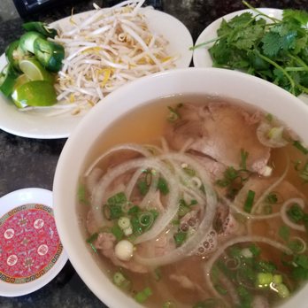 Pho Real Saigon - Small brisket pho. I don't like basil but love cilantro and my server always has my back! Thank you. - Vietnamese Near Me - Denver, Colorado