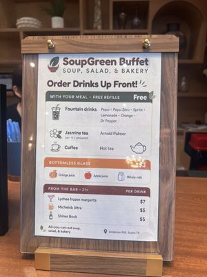 Menu photo 1 SoupGreen Buffet Austin, TX Menu photo 1 SoupGreen Buffet Austin, TX