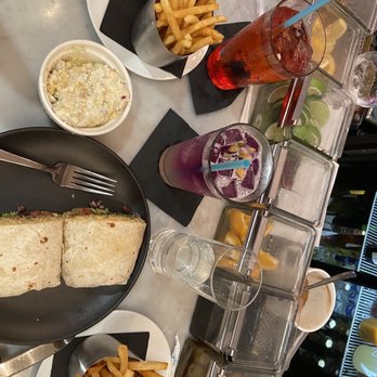 P.S. Kitchen - Beyond Burrito, fries, side of potato salad - Vegetarian Near Me - New York, New York P.S. Kitchen - Beyond Burrito, fries, side of potato salad - Vegetarian Near Me - New York, New York