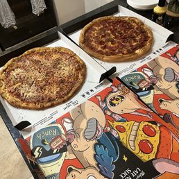 Whole Plain-Ass Pepperoni Whole Cheese w/Fresh Basil Whole Plain-Ass Pepperoni Whole Cheese w/Fresh Basil