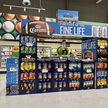 Publix Super Markets - Beer and chips for football display - Grocery Near Me - Riverview, Florida