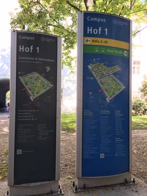 Campus der Universität Wien (Hof 1) by null