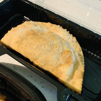 Mrs Potato - Carne Seca and Cream Cheese Empanada (Pastel de Carne Seca com Cream Cheese) - Brazilian Near Me - Orlando, Florida Mrs Potato - Carne Seca and Cream Cheese Empanada (Pastel de Carne Seca com Cream Cheese) - Brazilian Near Me - Orlando, Florida