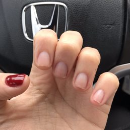 4 of 5 gels peeled off within a few hours of the service