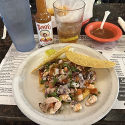 Jocy's Mexican Restaurant - Shrimp Pulpo tostada