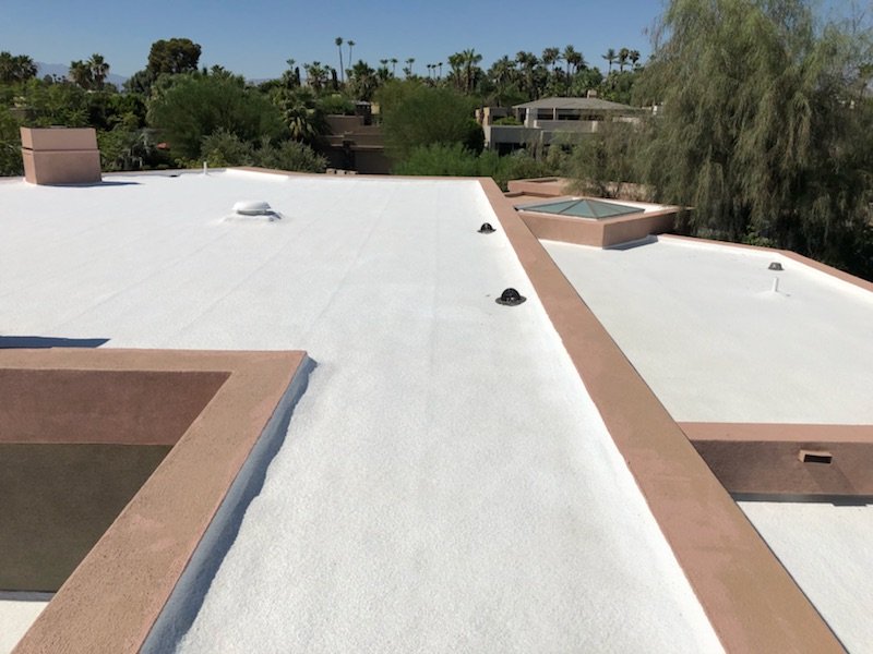 Slide of Valley Urethane Foam Roofing