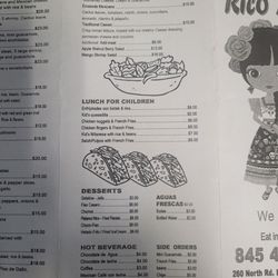 Mole Mole - Menu