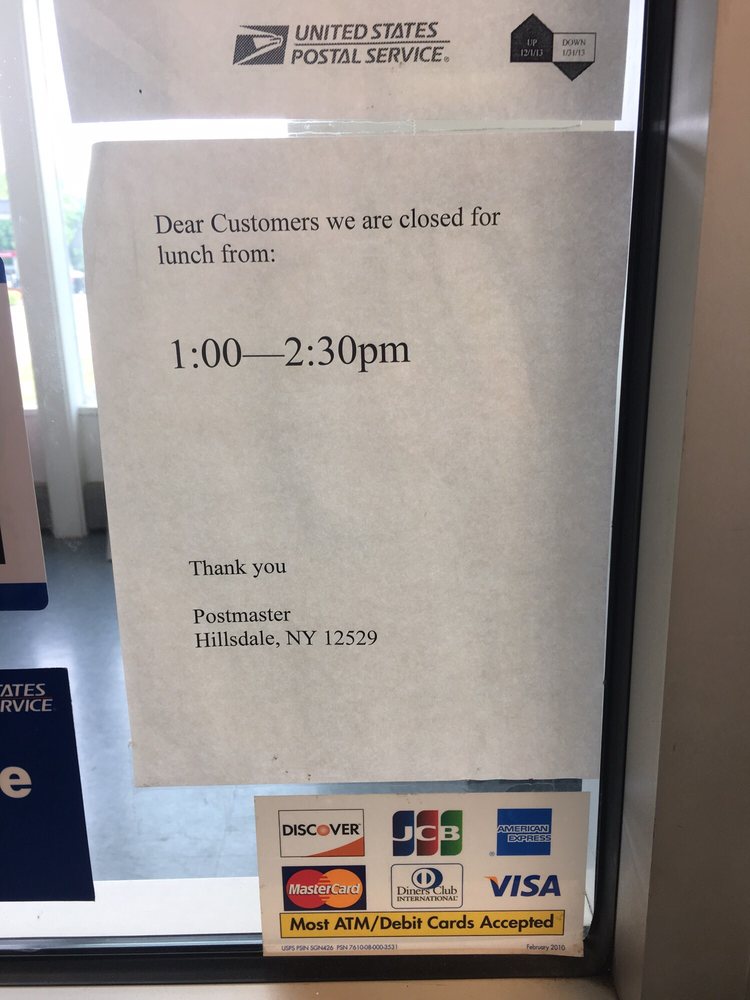 US POST OFFICE Updated May 2024 9245 State Route 22, Hillsdale, New