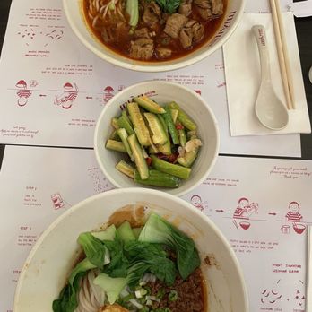 Mian - Pickled spicy cucumbers, zazzang mian, and intestine noodle soup - Noodles Near Me - Costa Mesa, California Mian - Pickled spicy cucumbers, zazzang mian, and intestine noodle soup - Noodles Near Me - Costa Mesa, California
