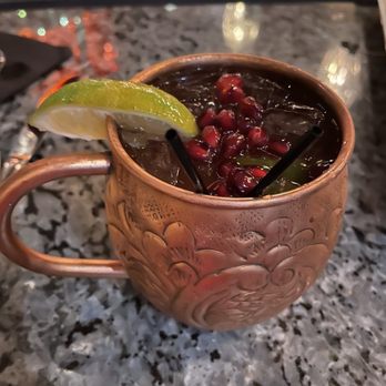 The Quarter Bistro - Pomegranate Moscow mule - New American Near Me - Cincinnati, Ohio