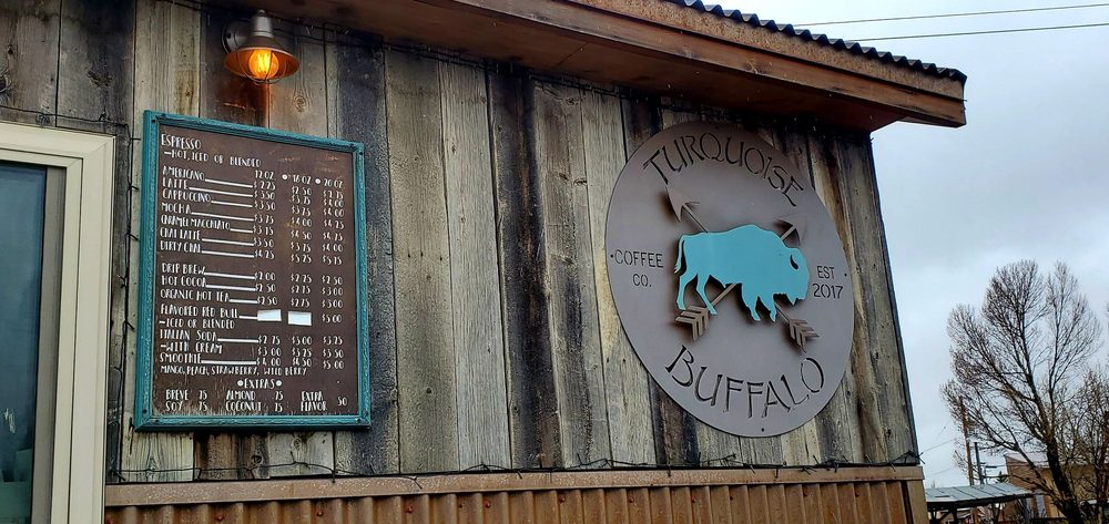 Turquoise Buffalo Coffee Logo