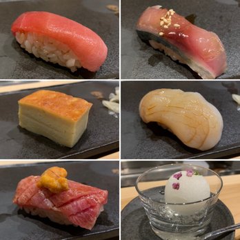 Sushi Bar Shu - 12 piece omakase + dessert (extra piece was free) - Sushi Bars Near Me - Vancouver, British Columbia