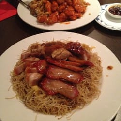 The Orient - Roast duck, char Sui pork, crispy pork and vermicelli noodles, wow.