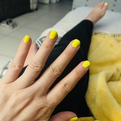 Got a manicure, and pedi