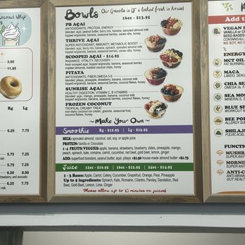 Thrive Juice Lab - Menu - Juice Bars & Smoothies Near Me - Costa Mesa, California Thrive Juice Lab - Menu - Juice Bars & Smoothies Near Me - Costa Mesa, California