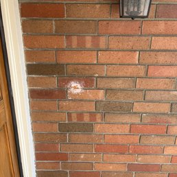 Before two bricks replaced Before two bricks replaced
