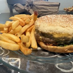 Maga burger take out. Maga burger take out.