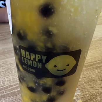 Happy Lemon - Too tart - Bubble Tea Near Me - Austin, Texas