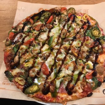 Blaze Pizza - Finished product! - Salad Near Me - Atlanta, Georgia Blaze Pizza - Finished product! - Salad Near Me - Atlanta, Georgia