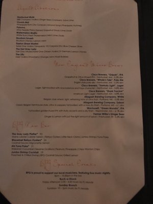 Menu photo 4 Brant Point Grill Nantucket, MA