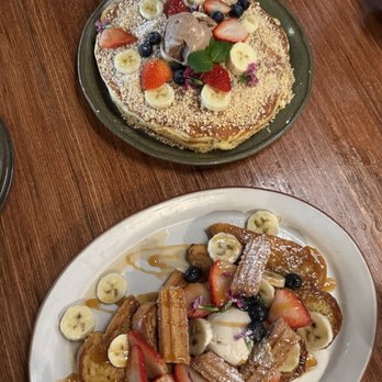 Cocina de Barrio - Encinitas - mazapán pancakes and churros french toast - Breakfast & Brunch Near Me - Encinitas, California