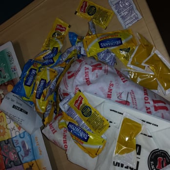 Jimmy John's - Over 40 packets when I asked for 2.  So rude and such a waste! - Sandwiches Near Me - Indianapolis, Indiana