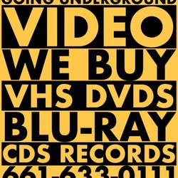Going Underground Video - They buy old media too