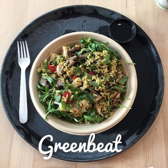 Greenbeat - Savory Shrooms with pomegranate glaze - Salad Near Me - Orlando, Florida
