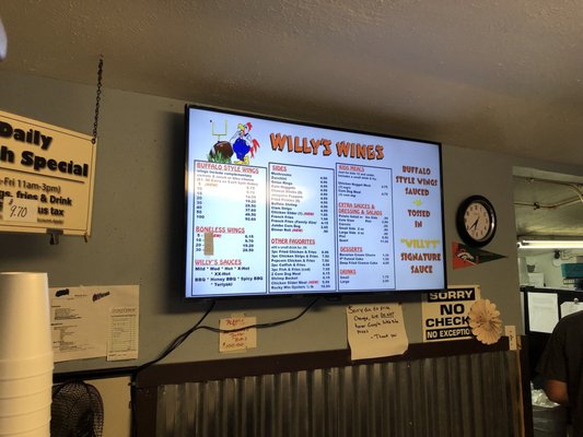 Menu photo 1 Willy's Wings Morrison, CO