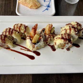 Yumi Sushi Bar - Crunchy Roll ($16.95) - so good and worth the price! - Japanese Near Me - Saint Paul, Minnesota