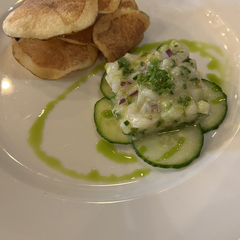 Orsay - Sea scallop tartare was delish. Refreshing and light! Pair this with the tomato tartare- they compliment each other SO well! - French Near Me - Jacksonville, Florida Orsay - Sea scallop tartare was delish. Refreshing and light! Pair this with the tomato tartare- they compliment each other SO well! - French Near Me - Jacksonville, Florida