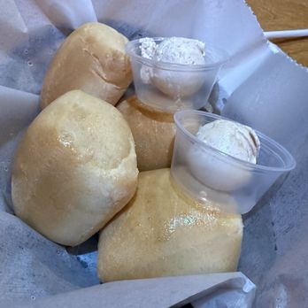 Texas Roadhouse - It is so hard not to eat the whole basket by yourself! - American Near Me - Corona, California Texas Roadhouse - It is so hard not to eat the whole basket by yourself! - American Near Me - Corona, California