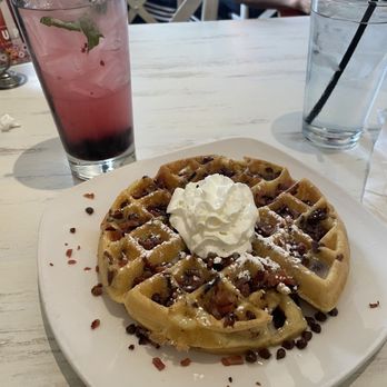 SYRUP - Algonquin - Chocolate Chip Bacon Waffle and Blackberry Limeade - Breakfast & Brunch Near Me - Algonquin, Illinois SYRUP - Algonquin - Chocolate Chip Bacon Waffle and Blackberry Limeade - Breakfast & Brunch Near Me - Algonquin, Illinois