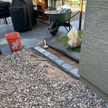 Eco Lawn Turf - Repair in process. - Artificial Turf Near Me