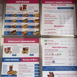 Caliche’s Frozen Custard - Menu