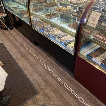 Adirondack Chocolates - a display of chocolates - Candy Stores Near Me - Lake Placid, New York