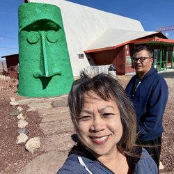 Giganticus Headicus - 02.15.25 and this renowned 14-foot-tall Tiki head situated on Historical Route 66... Giganticus Headicus