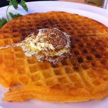 The Serving Spoon - Waffle with Cinnamon and Butter - Breakfast & Brunch Near Me - Inglewood, California