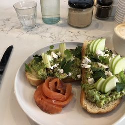 Pickett's Deli & Rotisserie - Abo smash with cured salmon