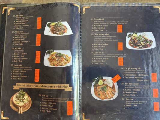 Menu photo 1 Van's Pho Praha 3, PR Menu photo 1 Van's Pho Praha 3, PR