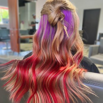 Violet Vault Salon - Rainbow color by Blake! - Hair Salons Near Me - Broadview Heights, Ohio Violet Vault Salon - Rainbow color by Blake! - Hair Salons Near Me - Broadview Heights, Ohio