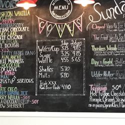 An Udder Sensation - Menu