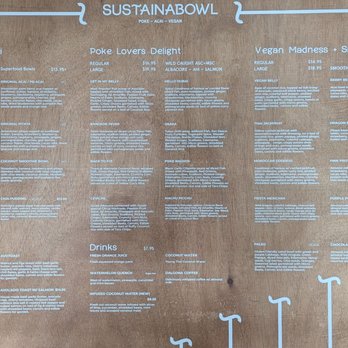 Sustainabowl - Menu - Poke Near Me - Los Angeles, California Sustainabowl - Menu - Poke Near Me - Los Angeles, California