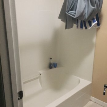 Bath Fitter - My bathroom! This is the smallest master bathroom ever and for $9000 they would do a facelift (Layover in my opinion) - General Contractors Near Me - El Cajon, California Bath Fitter - My bathroom! This is the smallest master bathroom ever and for $9000 they would do a facelift (Layover in my opinion) - General Contractors Near Me - El Cajon, California