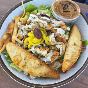Spitz- Huntsville - The Doner Salad with Chicken - Mediterranean Near Me - Owens Cross Roads, Alabama Spitz- Huntsville - The Doner Salad with Chicken - Mediterranean Near Me - Owens Cross Roads, Alabama