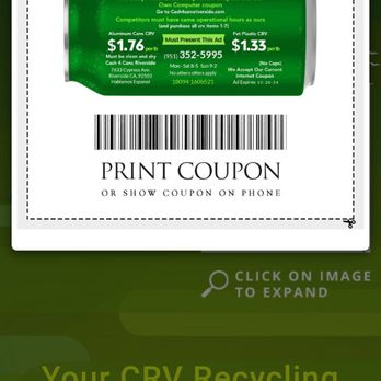 Cash4Cans Riverside - This is the Coupon I downloaded, & used for my Discount for my Aluminum cans/Plastic Bottles on Saturday, 10/12/24, between 2:15pm.-3:15pm. - Recycling Center Near Me - Riverside, California Cash4Cans Riverside - This is the Coupon I downloaded, & used for my Discount for my Aluminum cans/Plastic Bottles on Saturday, 10/12/24, between 2:15pm.-3:15pm. - Recycling Center Near Me - Riverside, California