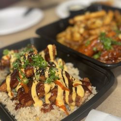 Certified Philly’s - Special menu salmon & sweet soy chili wings w/ garlic fries