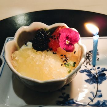 Omakase - Birthday dessert - Sushi Bars Near Me - San Francisco, California Omakase - Birthday dessert - Sushi Bars Near Me - San Francisco, California