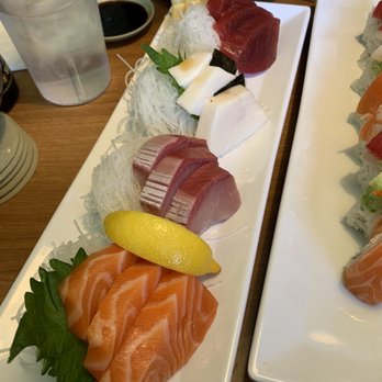 Mioki Sushi - Small Mori Sashimi (12 pieces, 4 kinds of fish) - THICK SLICES - Sushi Bars Near Me - Fremont, California Mioki Sushi - Small Mori Sashimi (12 pieces, 4 kinds of fish) - THICK SLICES - Sushi Bars Near Me - Fremont, California
